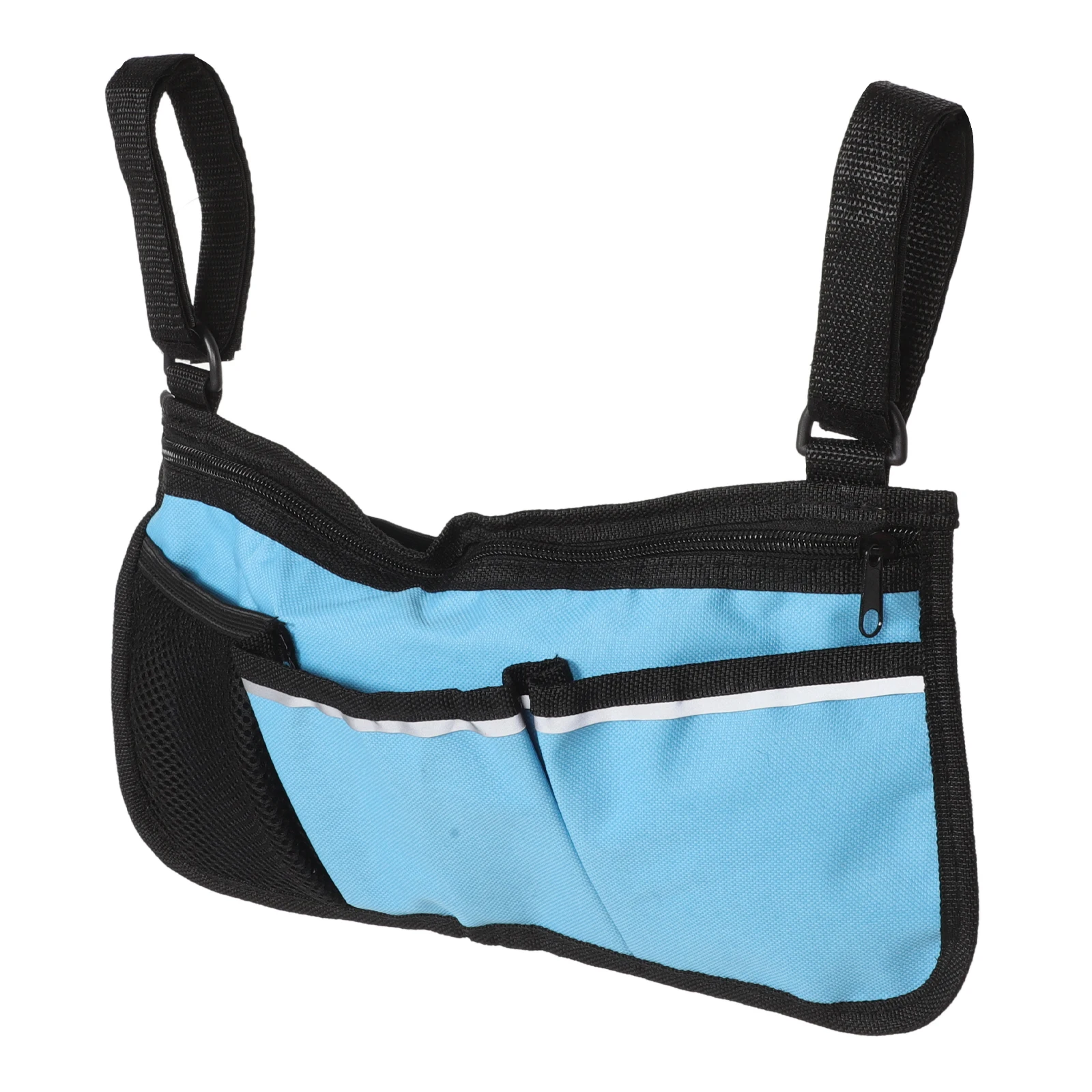 

Adjustable Wheelchair Armrest Pouch Durable Organizer Bag Easy Maintenance Storage for Wheelchairs Office Chairs Accessories