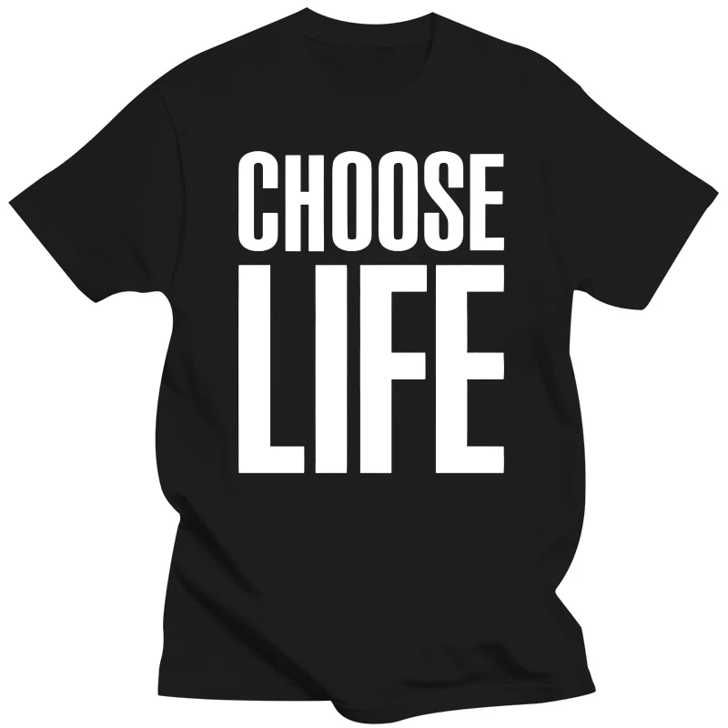 Choose Life T Shirt Inspired By Wham 80'S Retro Fancy Dress Adults Brand New