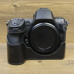 Leather Camera Protector Half case Grip For Nikon Z8