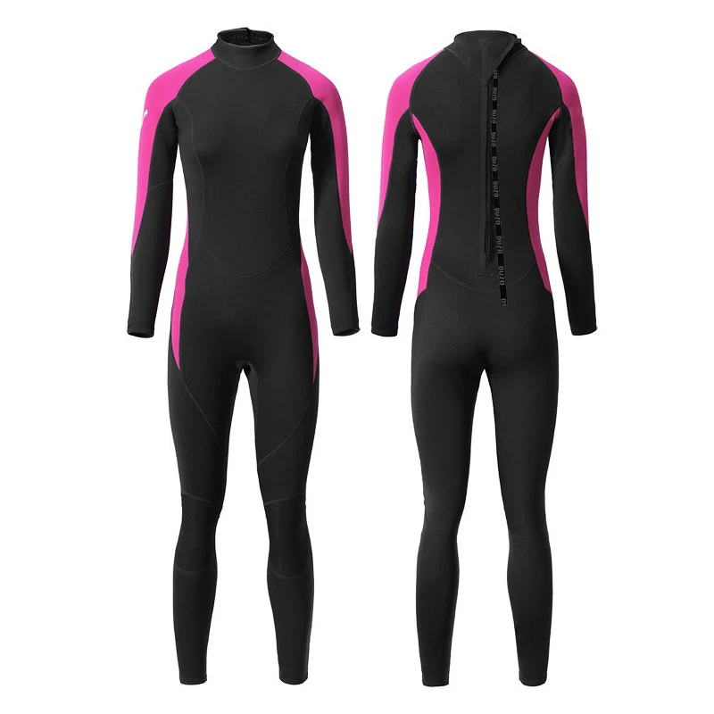 1.5mm Long Sleeved Piece Swimsuit Men Women Outdoor Beach Surfing Snorkeling Swimsuit Warm Sun Proof Elastic Swimwear Couple