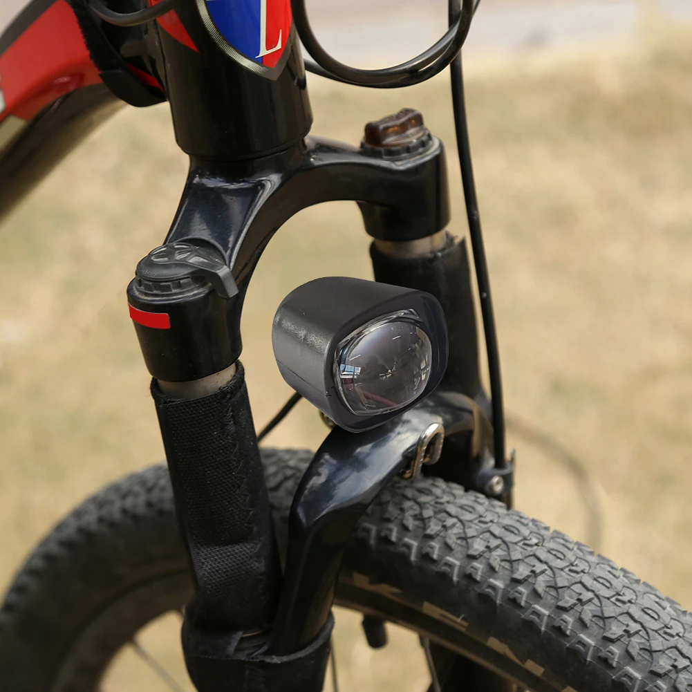 Waterproof Horn Headlight E-Scooter Motorcycle Waterproof Portable Electric Bike LED Front Light Cycling Elements