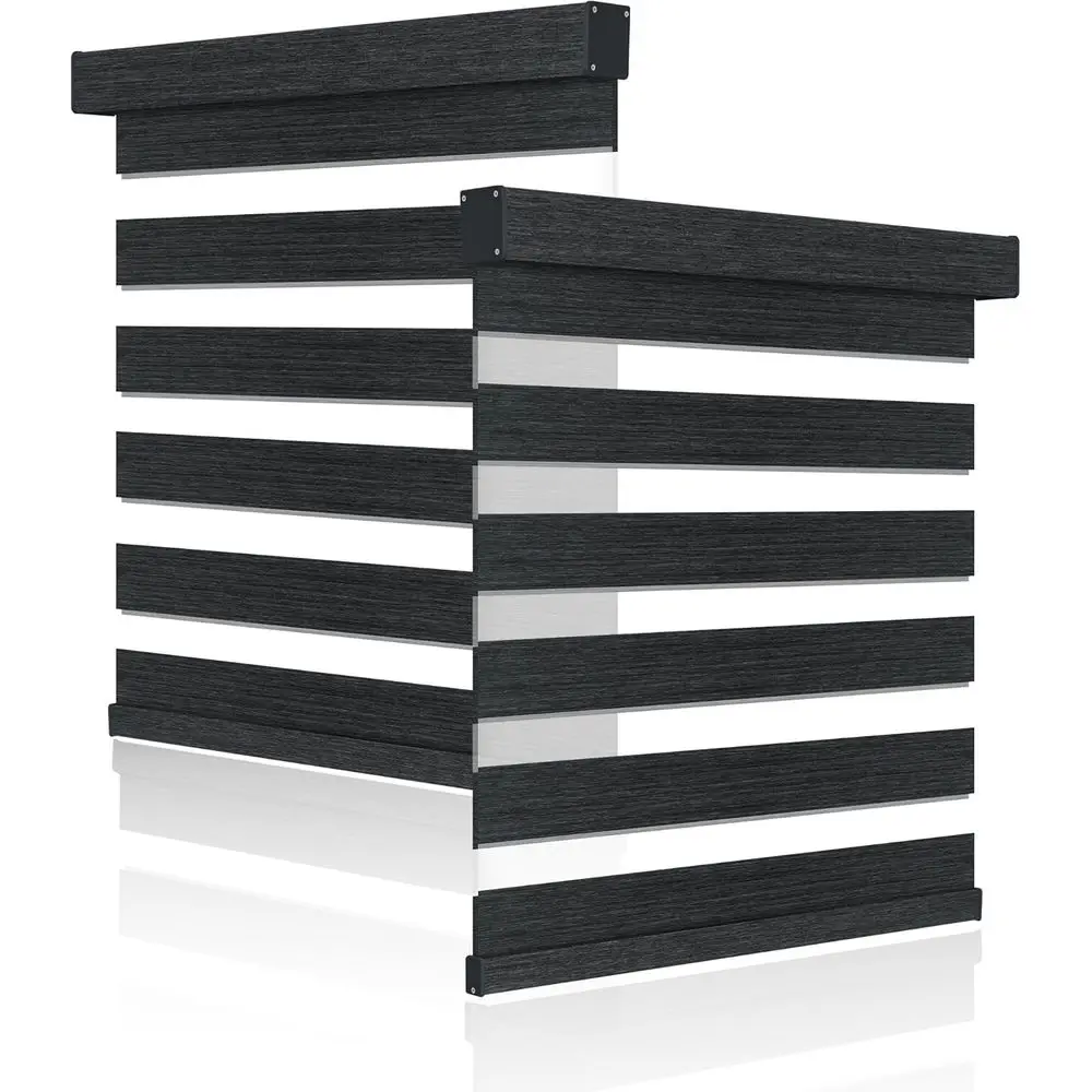 

Custom-Sized Blackout Roller Blinds: Privacy & Light Control, Easy Install, Black