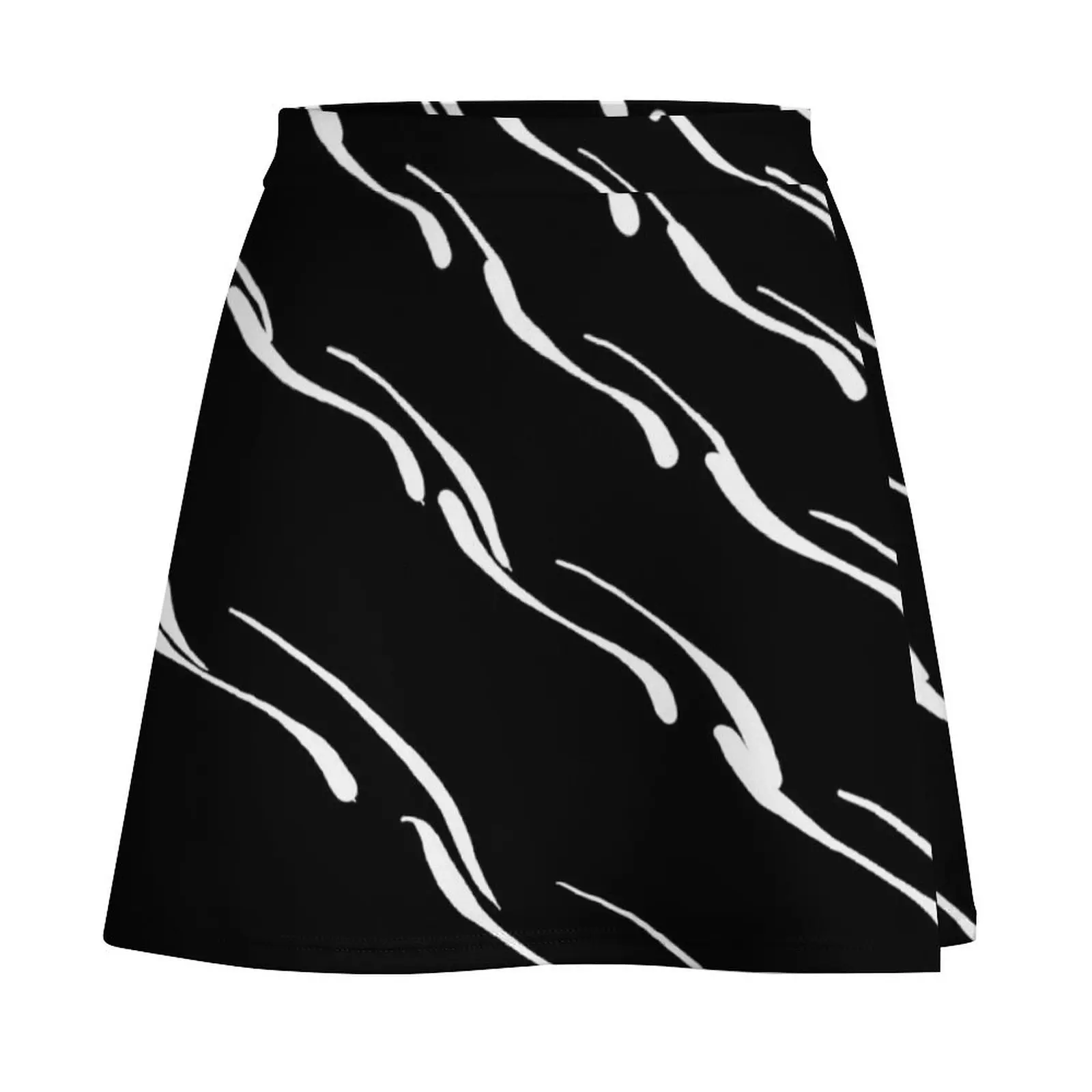 Light Wave Pattern Mini Skirt Womens dresses korean summer clothes