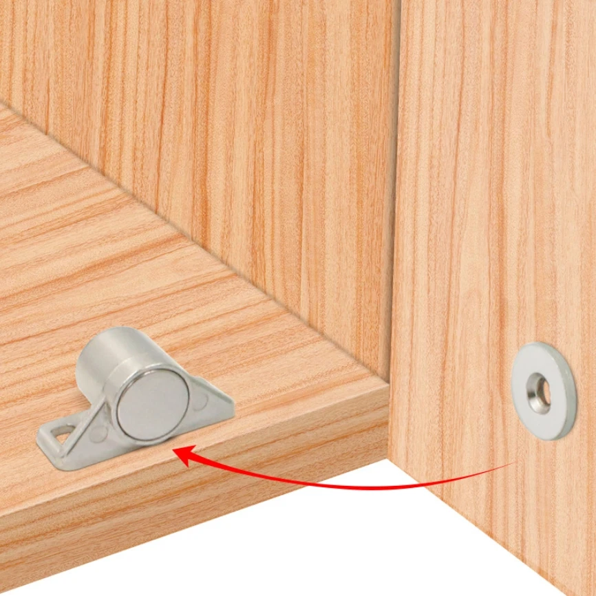 Magnet Door Catch Neodymium Magnetic Latch Furniture Fittings Strong Magnets for Cupboard Stoppers Super Powerful Cabinet Tools