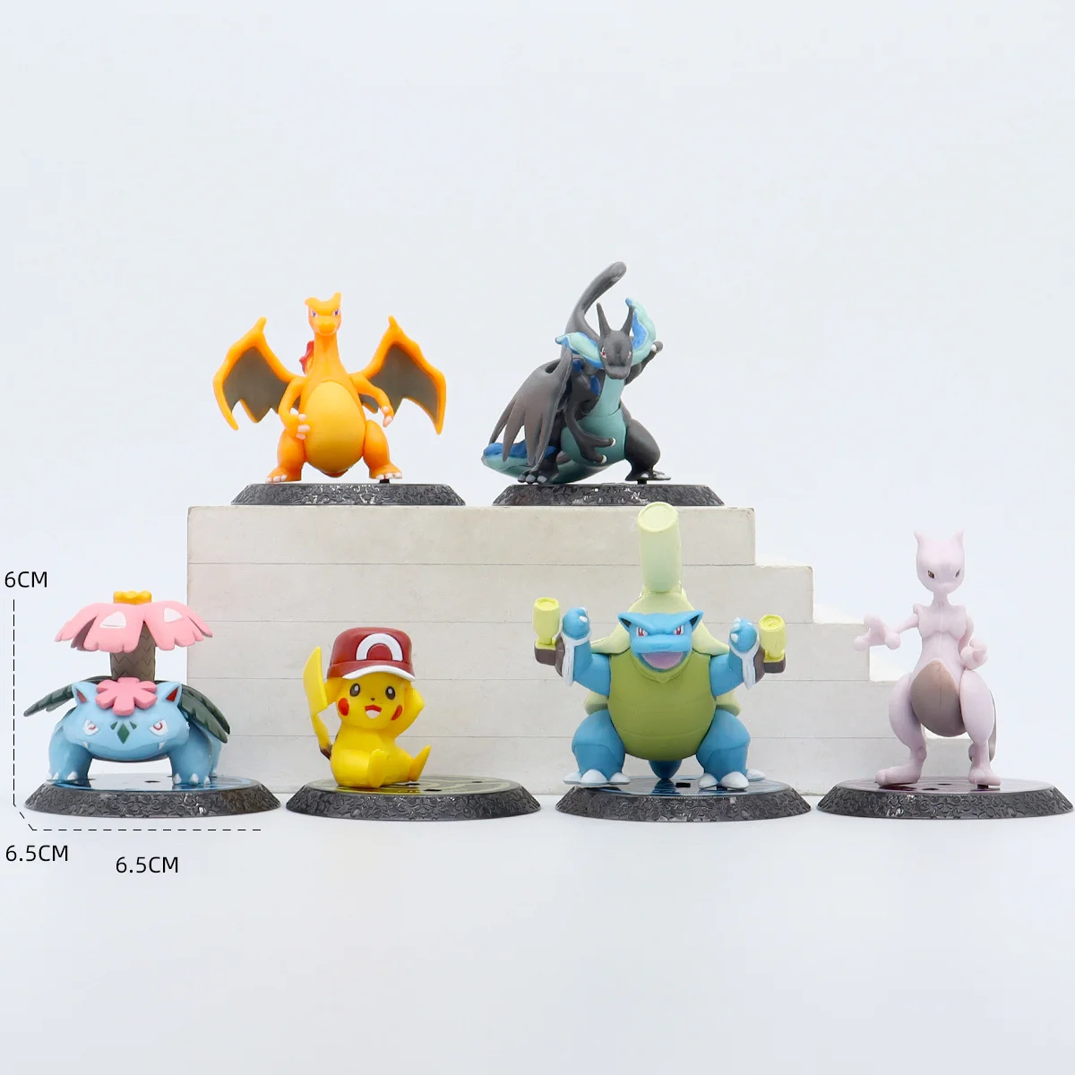 Mini Pokemon Figuren Handgemaakte Q-versie Beeldje Blind Box Desktop Auto Decoratie Ornament Pvc Model Speelgoed Kinderen Geschenken Gift Collec