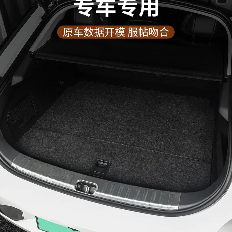 For Zeekr 001 Foldable Trunk Organizer Divider Storage Box Cargo Partition Separator Collapsible Rear Boot Tidy Auto Accessories