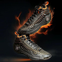 LI-NING Way of Wade 10 Basketball Shoes Men's Professional Sports Shoes Dwade Sneakers Black Dragon ABAS075