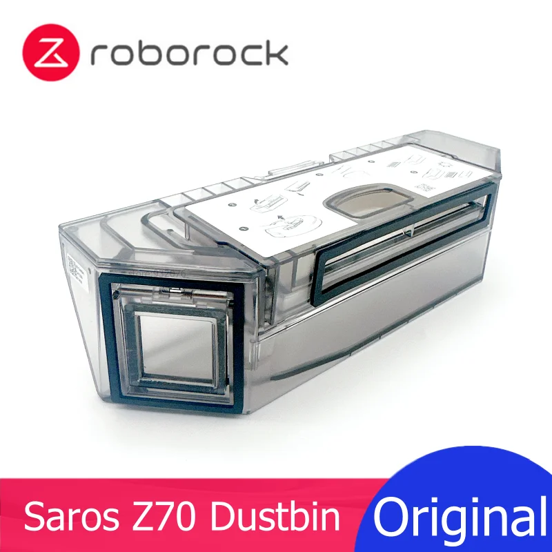 سلة المهملات Roborock لصندوق تجميع الغبار التلقائي Saros Z70 قطع غيار ملحقات المكنسة الكهربائية الروبوتية الأصلية الجديدة