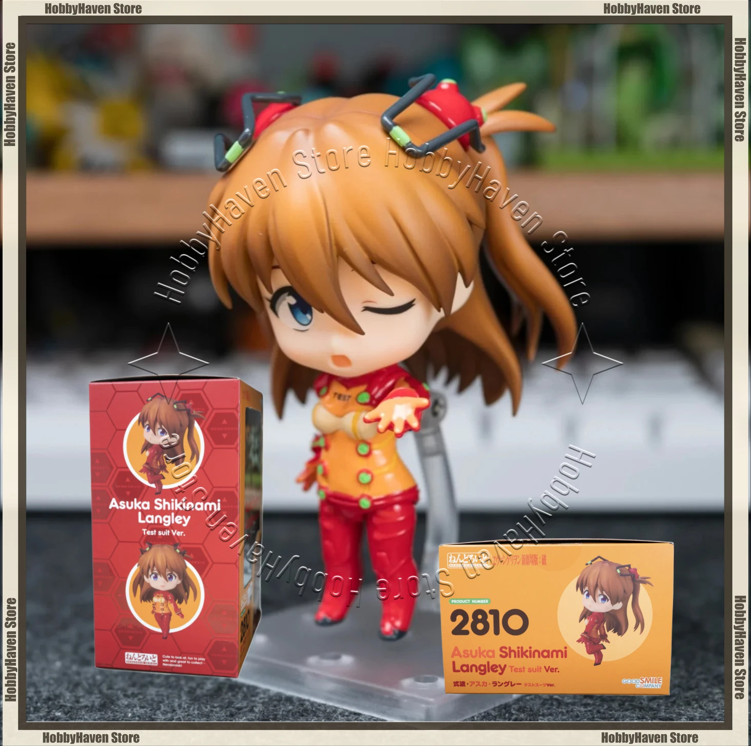 

In Stock GSC Eva Asuka Langley Soryu Test Suit Ver. #2810 Genuine Figure Diecast Model Action Figure Collection Gift