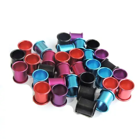 100 Pcs Pigeons Rings 8 mm Aluminium Ring Identification Ring Pigeon Ring Color Pigeon Foot Ring Pigeon Supplies Bird Appliances