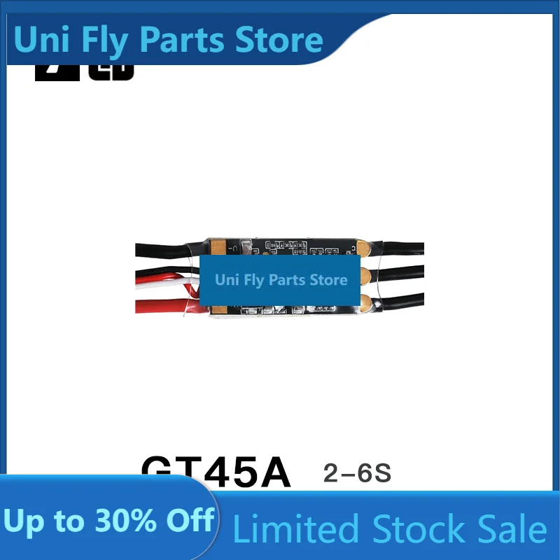 New GT45A 2-6S ESC Brushless Speed Controller High Performance For FPV Racing Freestyle DroneFor GT2306 BLDC Drone ParUniFly