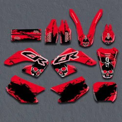 NiceCNC For Honda CR125 CR250 CR 125 250 2000-2001 Motorcycle Fairing Graphics Background Decals Stickers Personality Customize