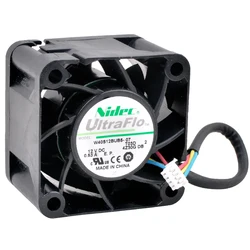 W40S12BUB5-07 4cm 40mm fan 40x40x28mm DC12V 0.53A 4pin Cooling fan for IPC server power supply