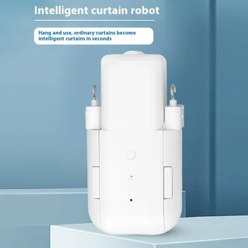 Electric Curtain Robot 2pcs - Automatic Opener with Voice Control, WIFI Bluetooth & APP Timer, Fits T/U Rail & Roman Rod