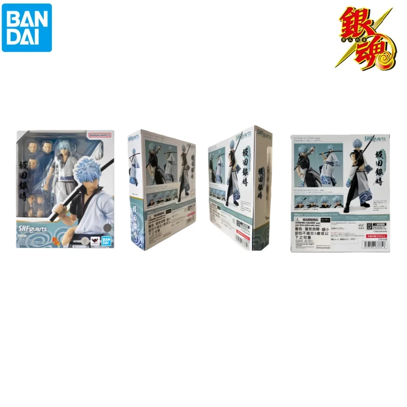 

Bandai In Stock Original Box Garage Kit Gintama Sakata Gintoki Shf Anime Characters Collectible Original Action Figure Statue