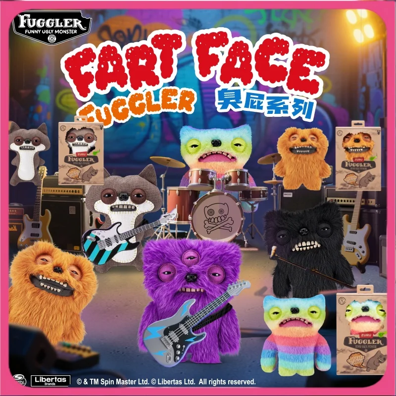 Nieuwe Originele Cartoon Fuggler Leuke Tanden Monster Stinky Butt Serie Pluche Pop Lelijke Leuke Grappige Trendy Speelgoed Vakantie Meisjes Geschenken