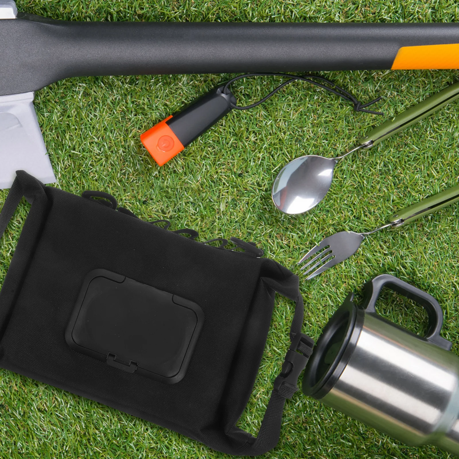 

Portable Wet Wipes Dispenser Bag Reusable Canvas Travel Camping Outdoor on The Go Organizer for Baby Stroller Car Backpack