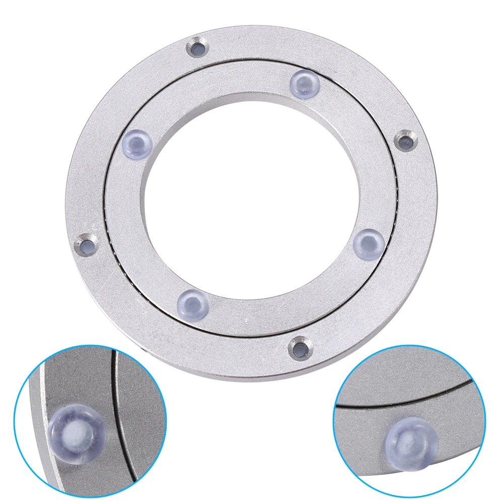 Heavy Duty Aluminium Alloy Rotating Bearing Plate Turntable Round Dining Table Round Table Bearing Table Turntable Rotating Tray