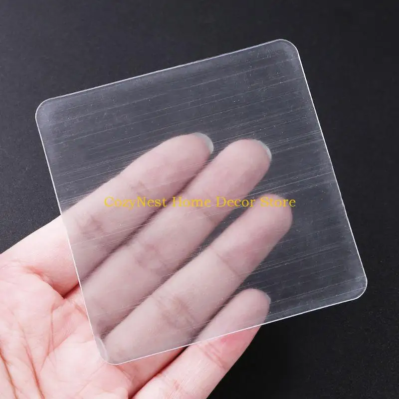 92MF Double Side Tape Sticker Suction Cup Sucker Auxiliary Strong Adhesive 75x75mm