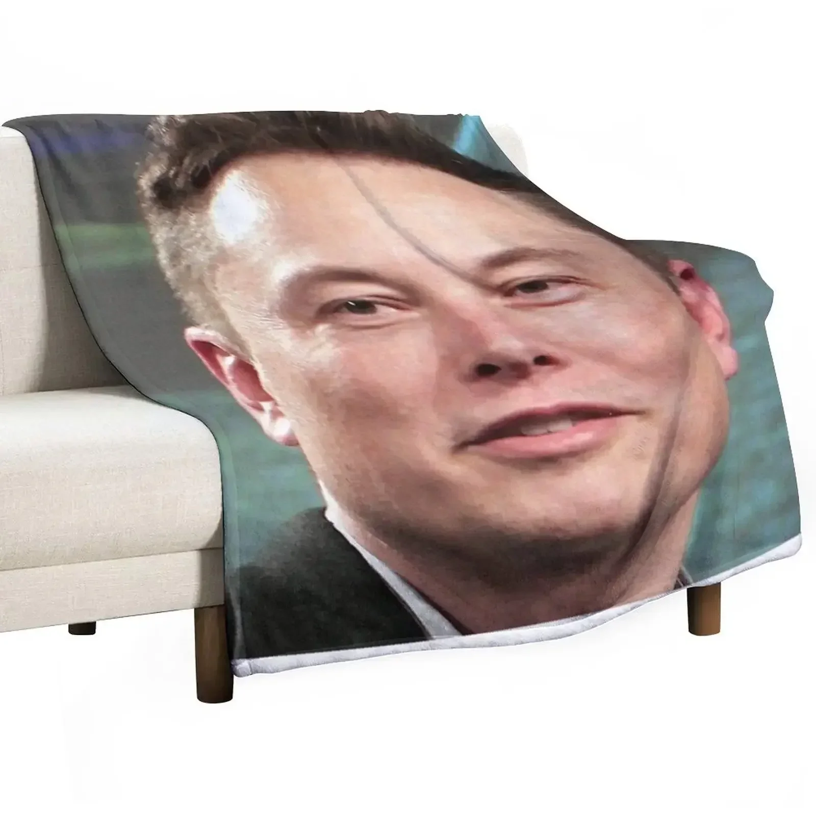 

Elon Musk Throw Blanket Hairy Flannel Fabric For Decorative Sofa Hair Blankets