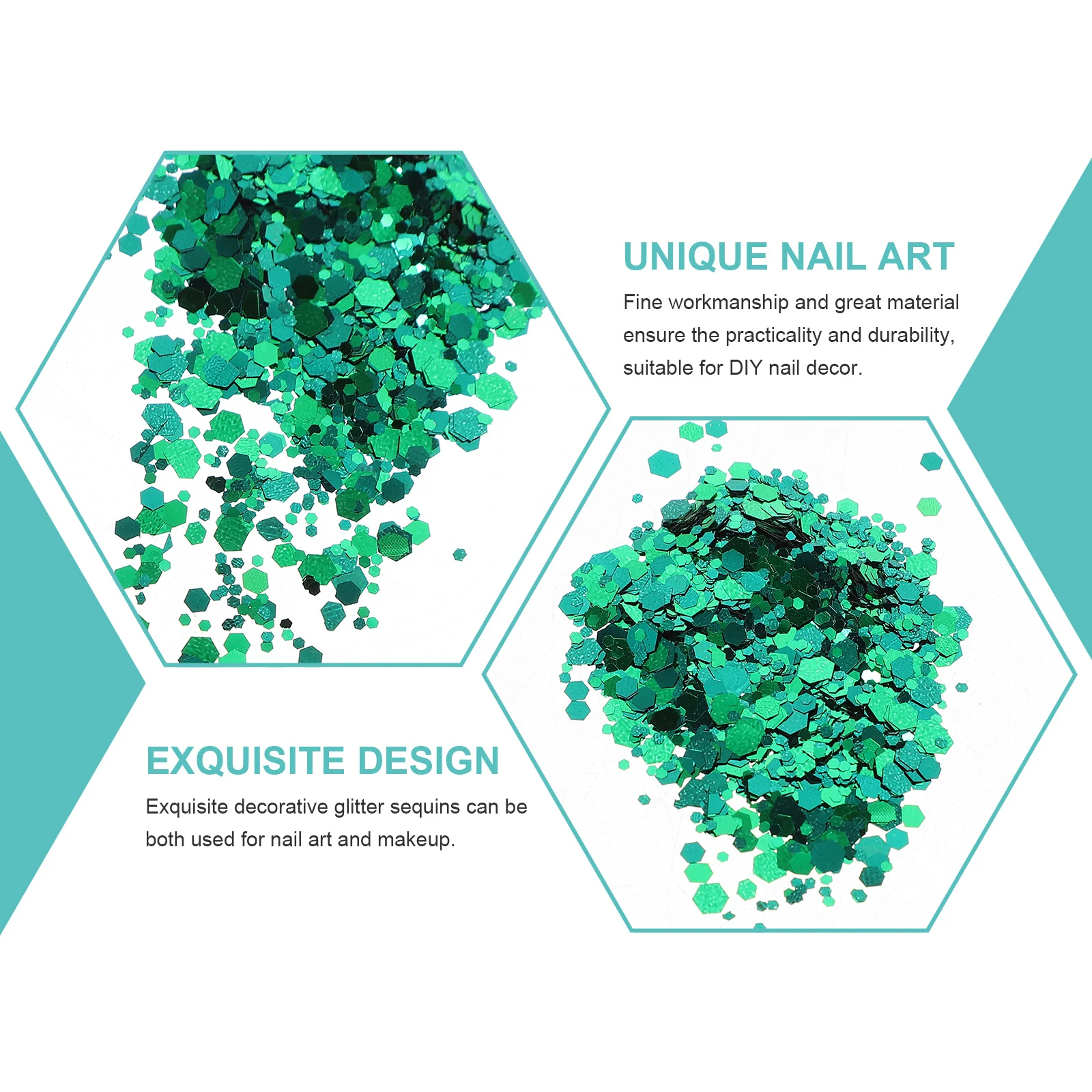 Nail Art Glitters Sequins Set Pet Diy Manicure Decorations Fingernail Shiny Design Nail Salon Accessories Manicure