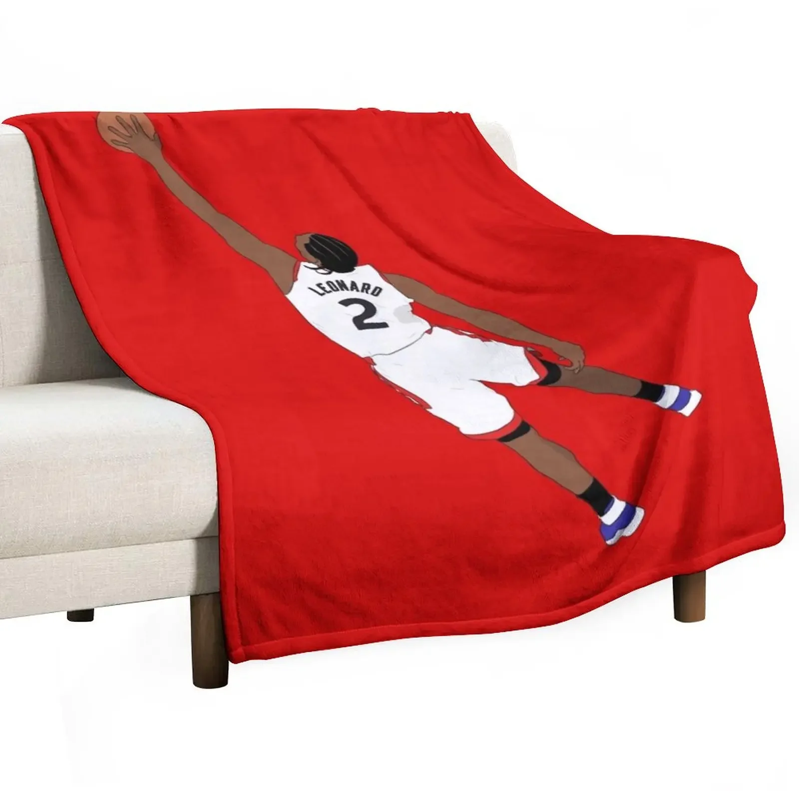 Kawhi Dunk Throw Blanket Blankets For Bed Camping Blankets