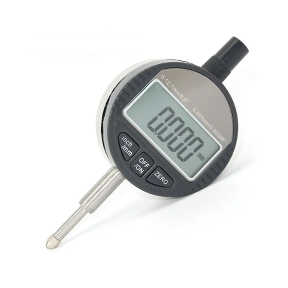 

Digital Dial Indicator 0-12.7Mm With 0.01Mm Resolution Metric Inch Switchable Output Magnetic Base Test Gauge For