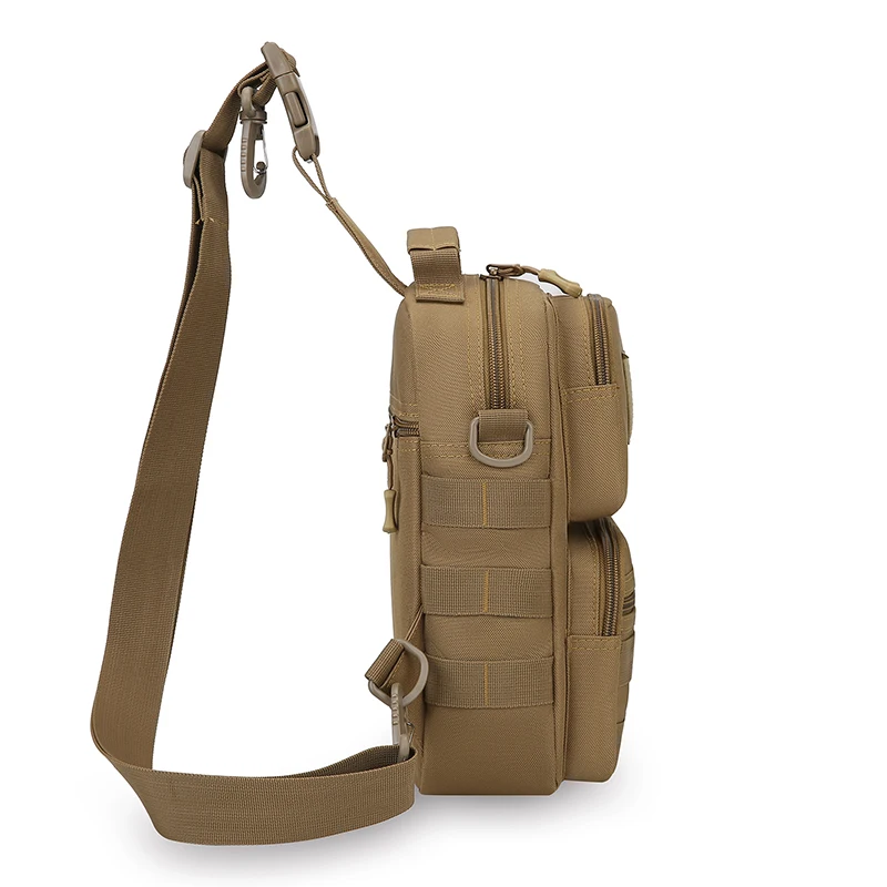 Taktische Brusttasche für Männer, multifunktionale Angeltasche, strapazierfähige Umhängetasche für Reisen, Camping, Wandern, Outdoor-Aktivitäten – Detail 19