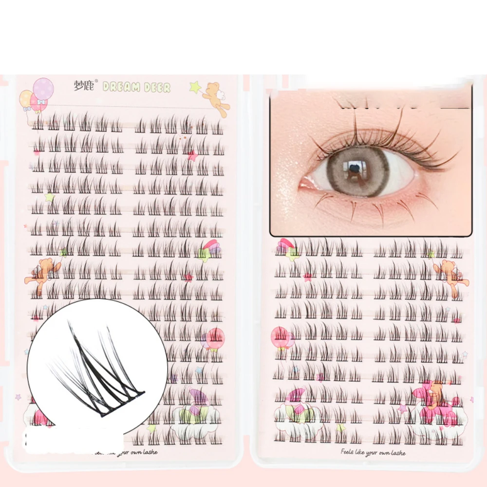 

Large Capacity Eyelash Book Eyeslashes Extension Personal Eye Lash Sunshine False Eyelashes Individual Cluster Manga Lashes