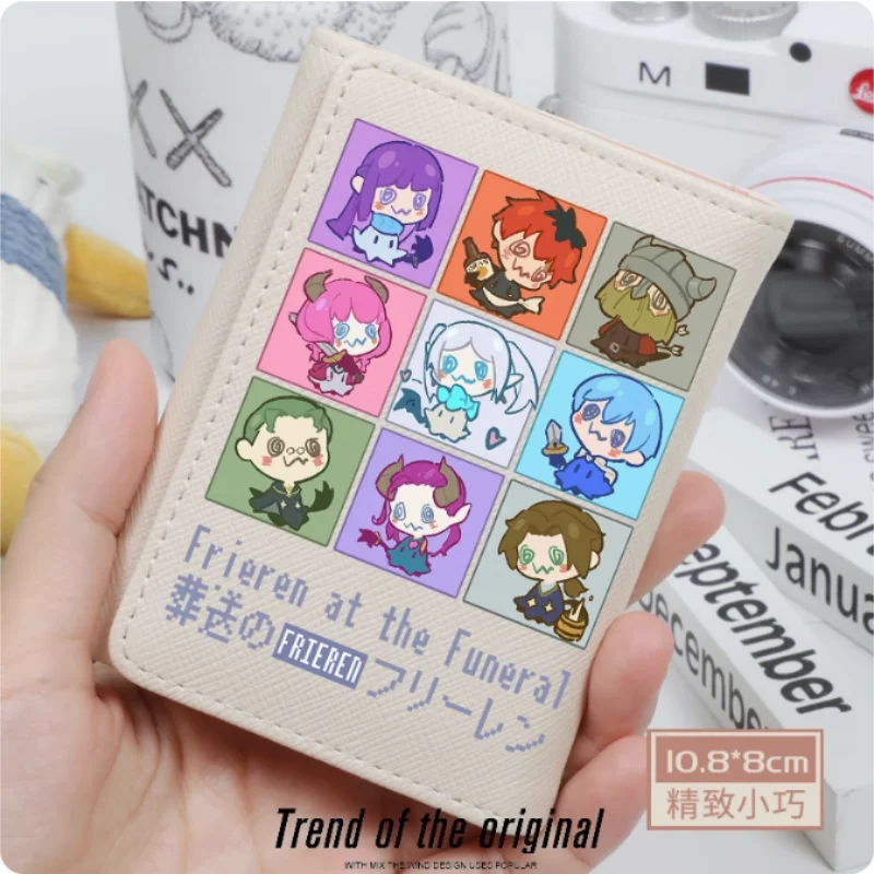 Anime Frieren at the Funeral  Fashion Wallet PU Purse Card Holder Hasp Money Bag Cosplay Gift B1601