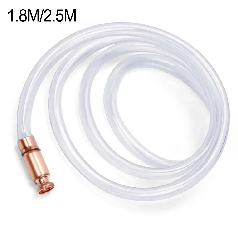 

Garden Use Liquid Transfer Solution 180cm 5.91ft Shaking Hose Copper Valve For Shaking Pump Hose Self-Priming Hose