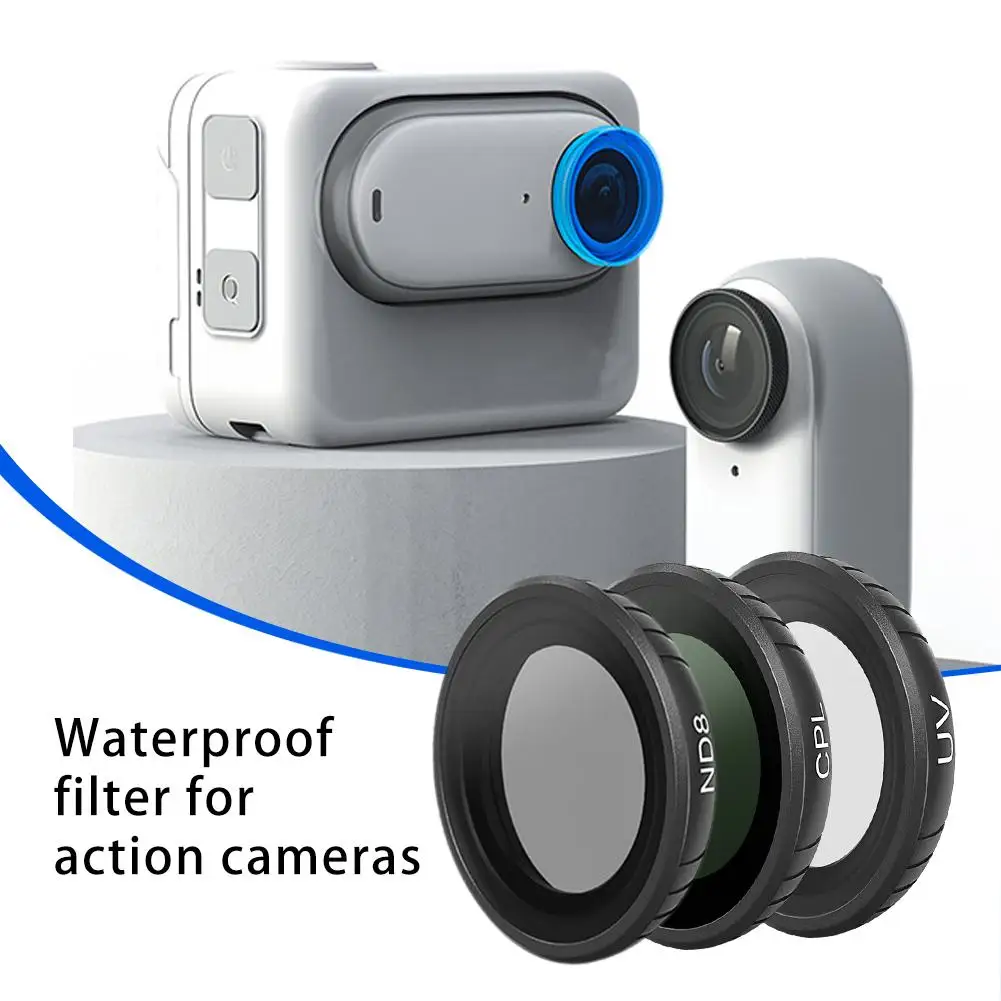 For AMagisn Insta360 GO3S Waterproof Filter Shadowstone Protective Mirror Action Cameras Lightweight Portable Accessories