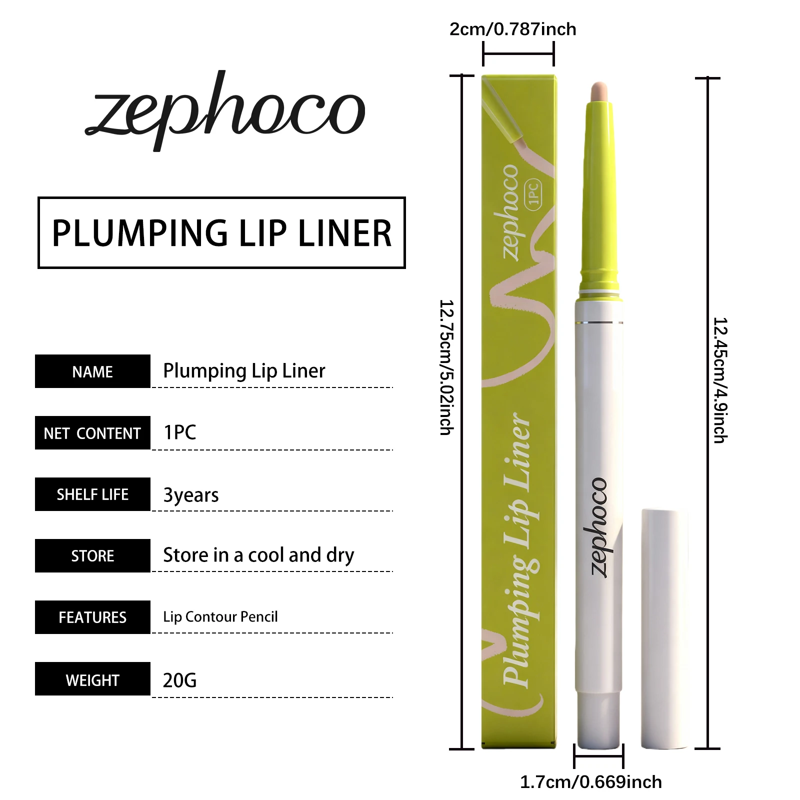 Invisible Extreme Plumping Lip Liner Hard-Hitting Active Ingredients 8 Hours Extreme Plumping Gloss Up Safe Tingling Sensation
