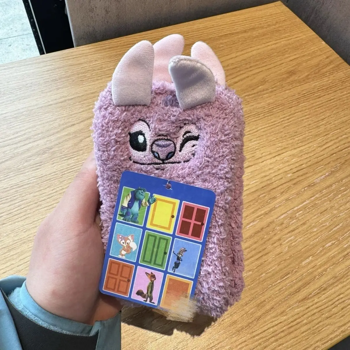 جوارب ديزني ستيتش الحرارية الكرتونية من الصوف المرجاني جوارب شتوية غير قابلة للانزلاق للنساء والرجال هدية عيد الميلاد وأعياد الميلاد