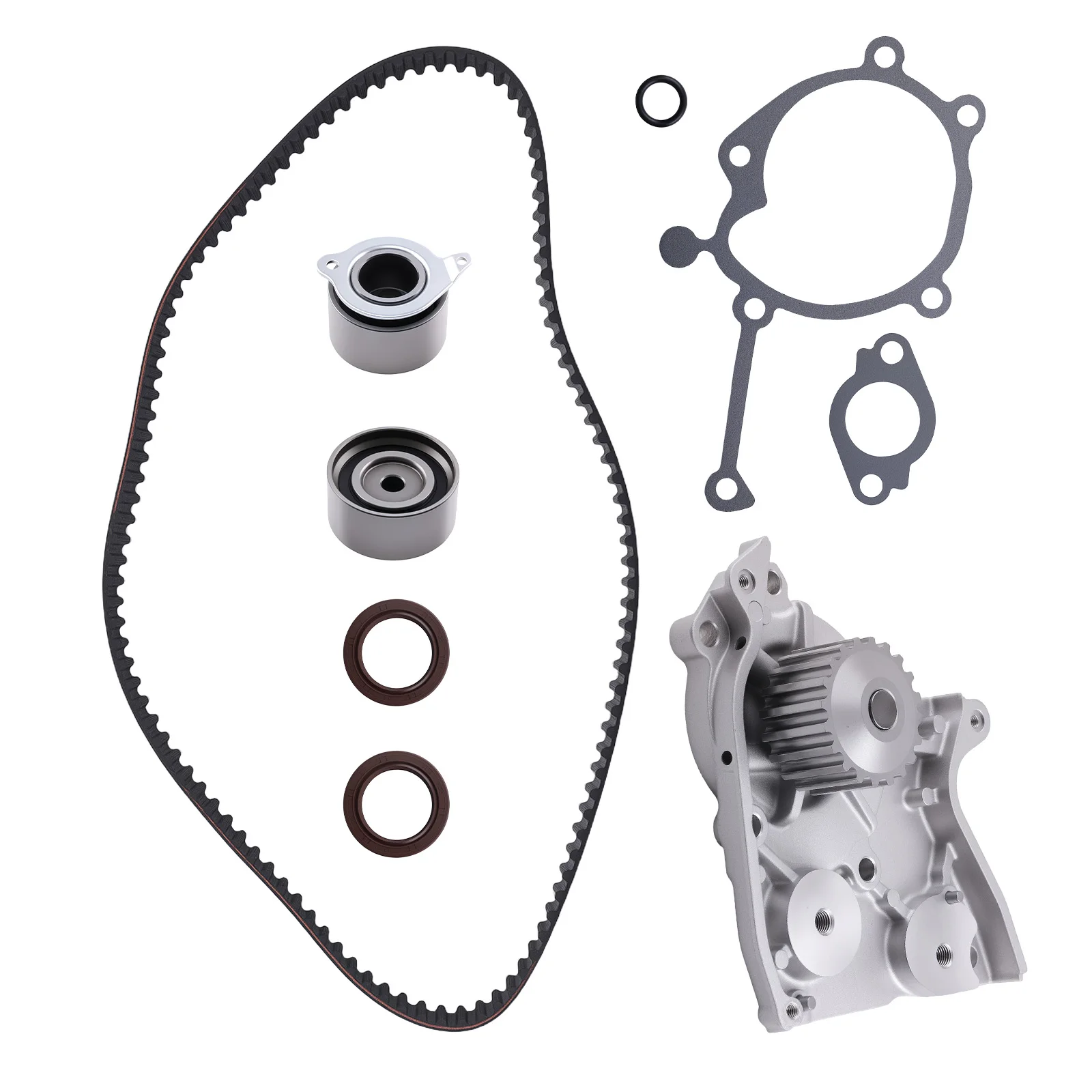 

Timing Belt Kit Water Pump for Mazda B2200 2.2L SOHC F2L 1987-1989 w/ Oil Seals