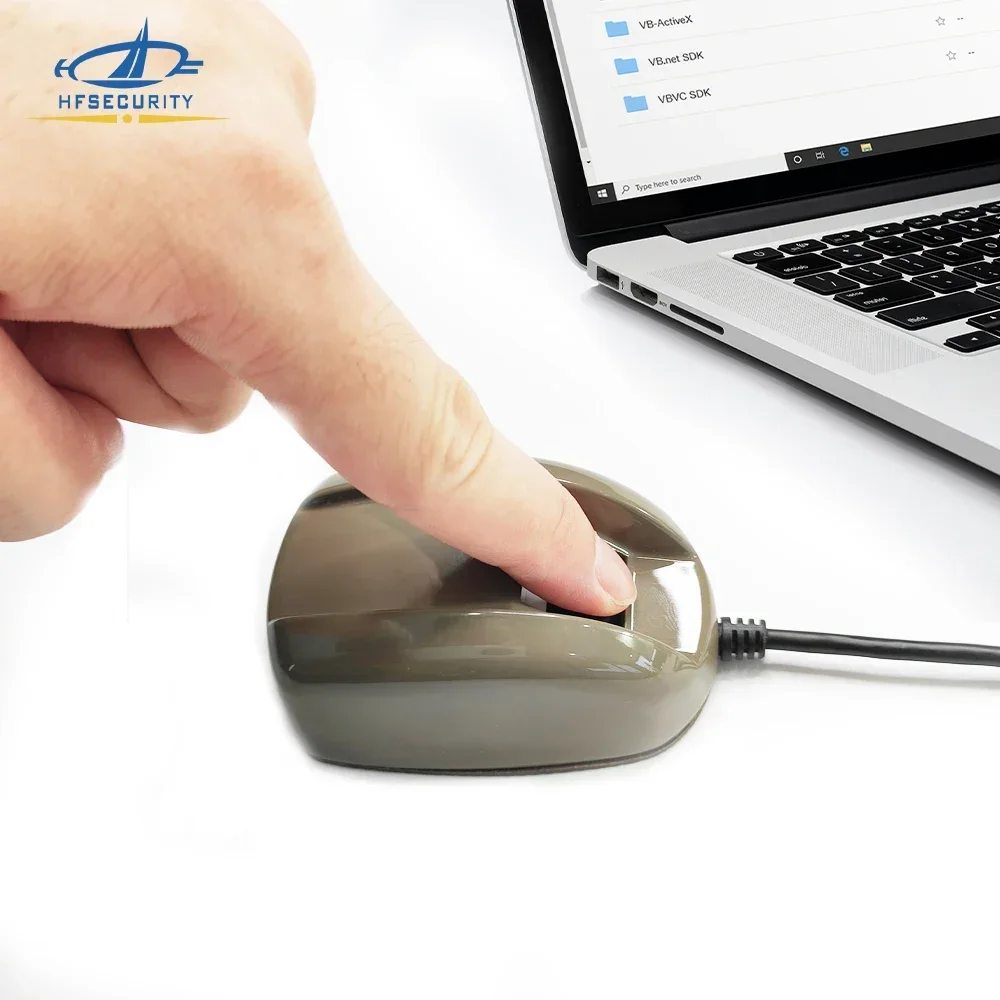 HFSecurity HF4000 منفذ USB عالي الدقة Windows Android Linux ماسح بصمات الأصابع #4
