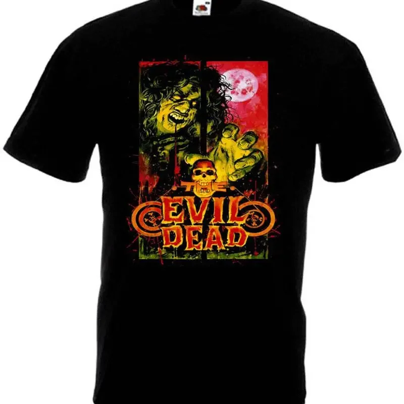 Evil Dead v 10 T shirt black movie poster horror all sizes S 5XL