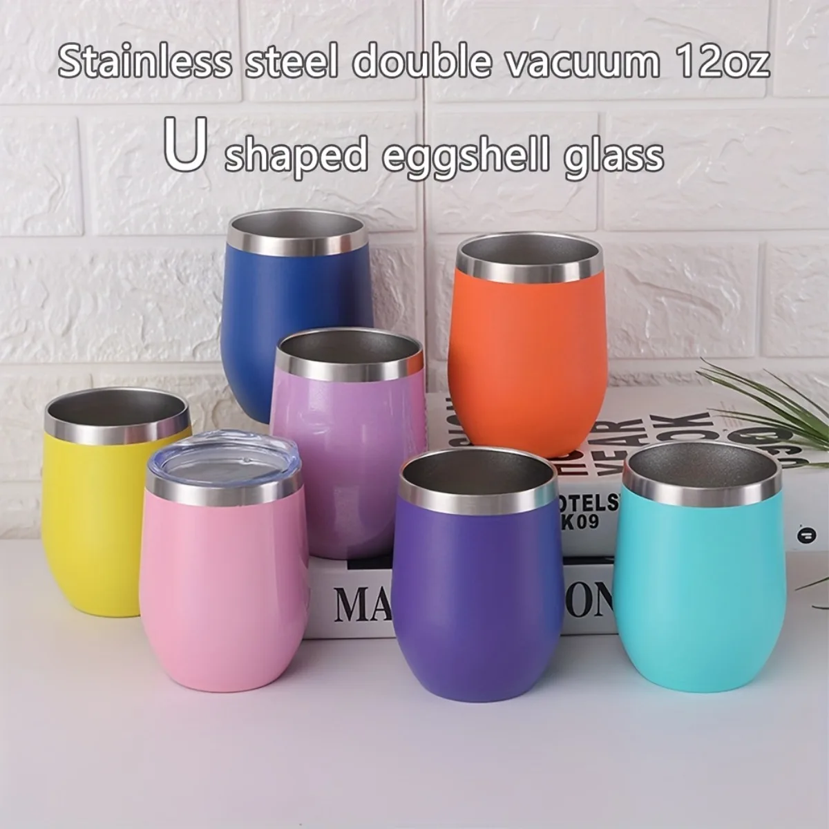 

1pc Double Layer Vacuum Insulated Egg Cup Stainless Steel U-type cup for Hot and Cold Drinks Heat/Cold Retention Thermocooler