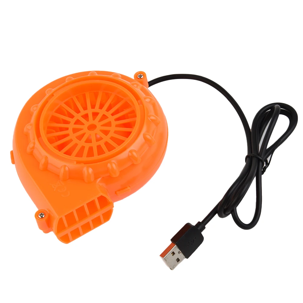 1Pc Blower With USB Cable Fan Air Blower Fan Blower For Gas Mode For Inflatable Toy Costume Doll 1Set 3W 6V Battery Powered