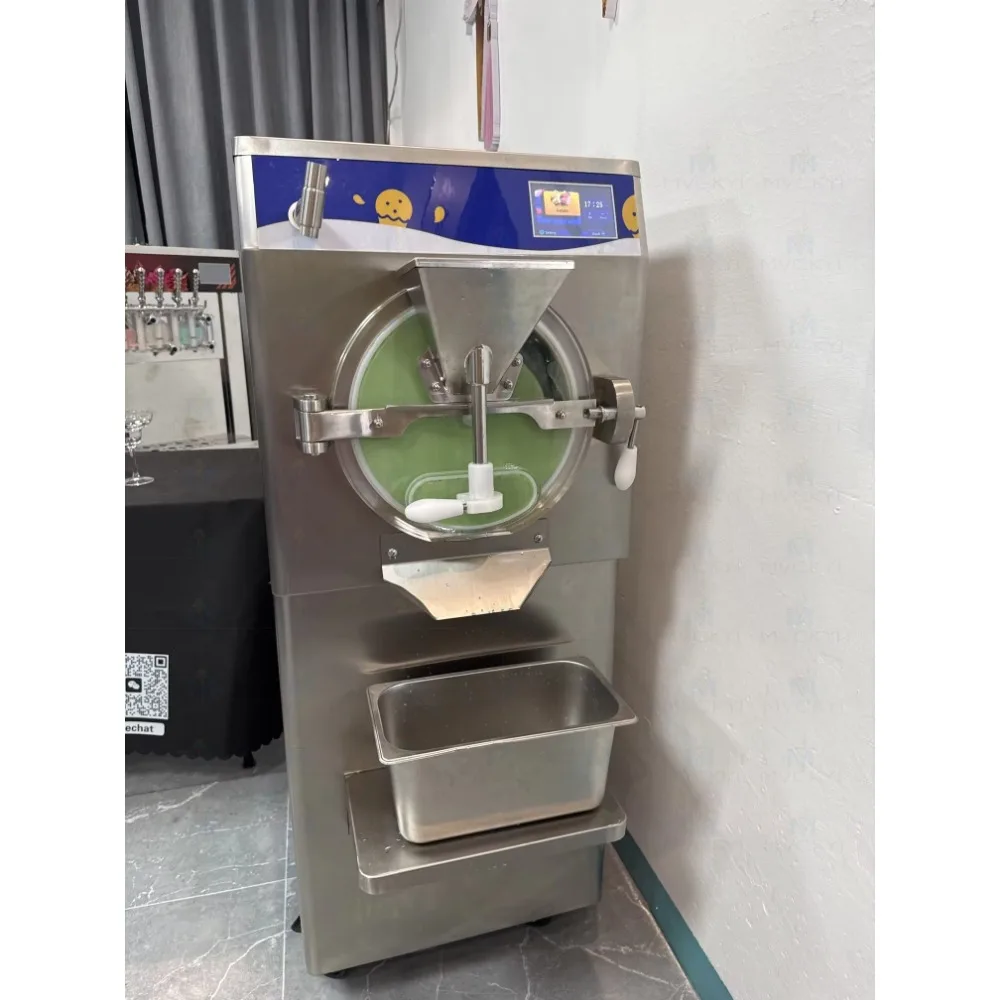 Mvckyi 56L/h Gelato Machine 10 Programs Commercial Ice Cream Machine Mehen Batch Freezer Snack Machine Automatic Fresh Fruits