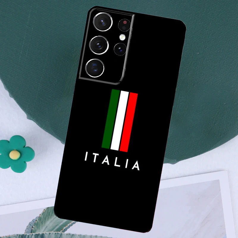 Italy Flag Vintage Italian Case For Samsung Galaxy S24 S23 Ultra S22 Plus S20 S21 FE Note 20 10 S8 S9 S10 Plus Cover