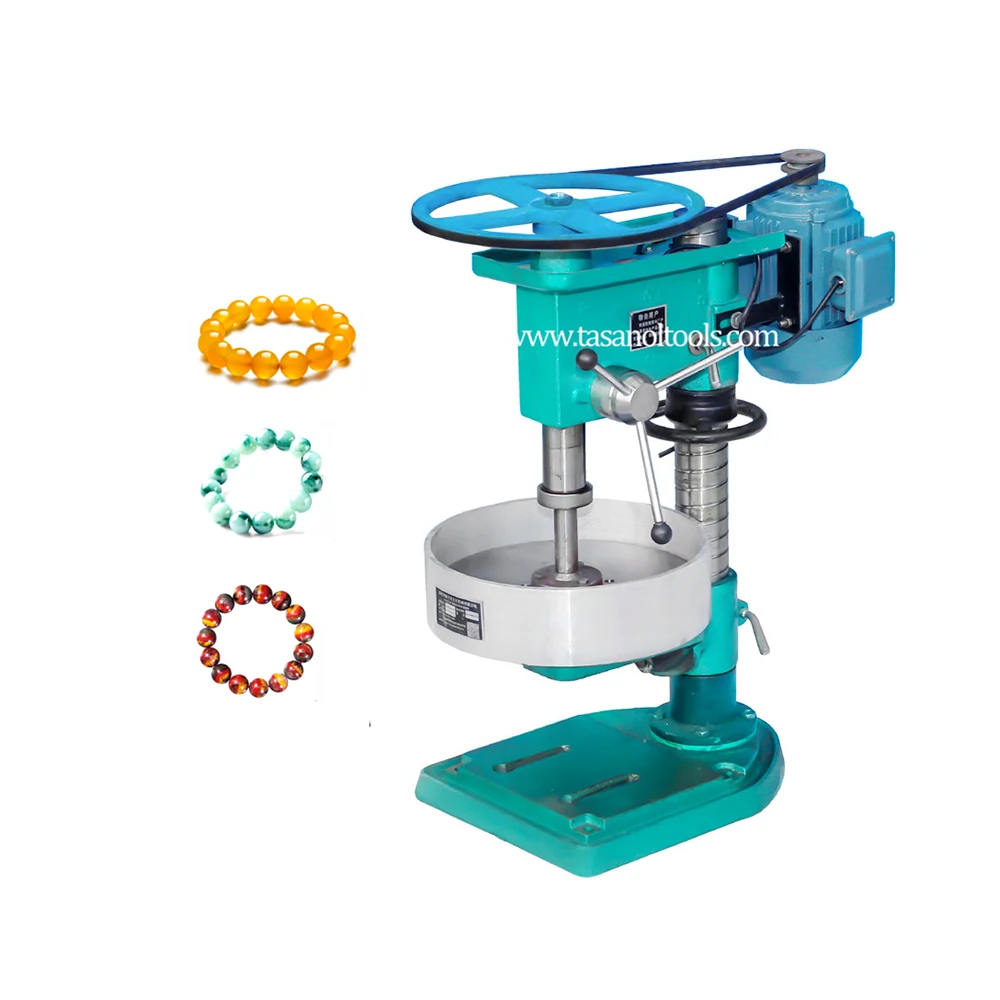 750W Lapidary Machine Beading Machine Jewelry Beads Making Machine Gemstone Beads Grinding Equipment