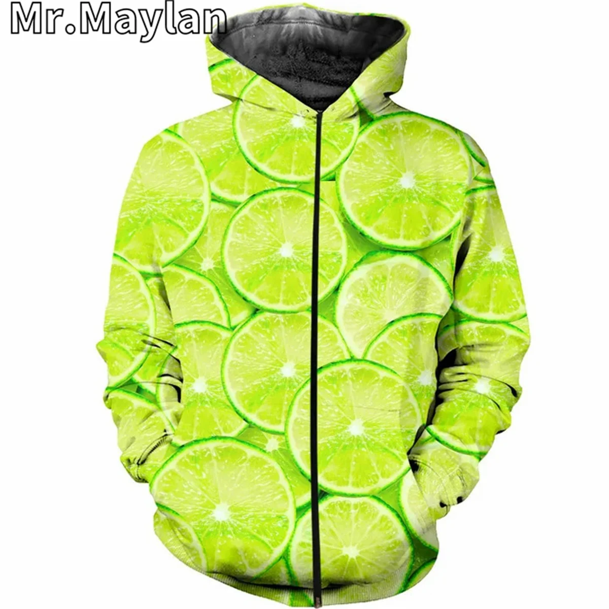 Lime Slices Cosplay Costume  Apparel 3D Full Print Unisex Hoodie Men Sweatshirt Streetwear Zip Pullover Casual Jacket Tracksuits