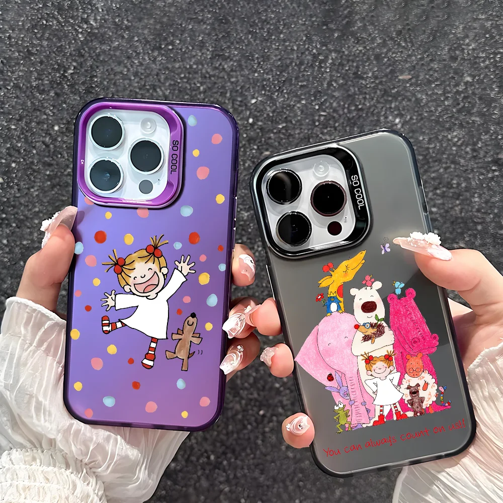 

Cartoon Coco And Wondrous Gang Cute Phone Case For Samsung Protective Protective IMD Color Cover S25 S24 S23 A07 A17 A06 4G 5G