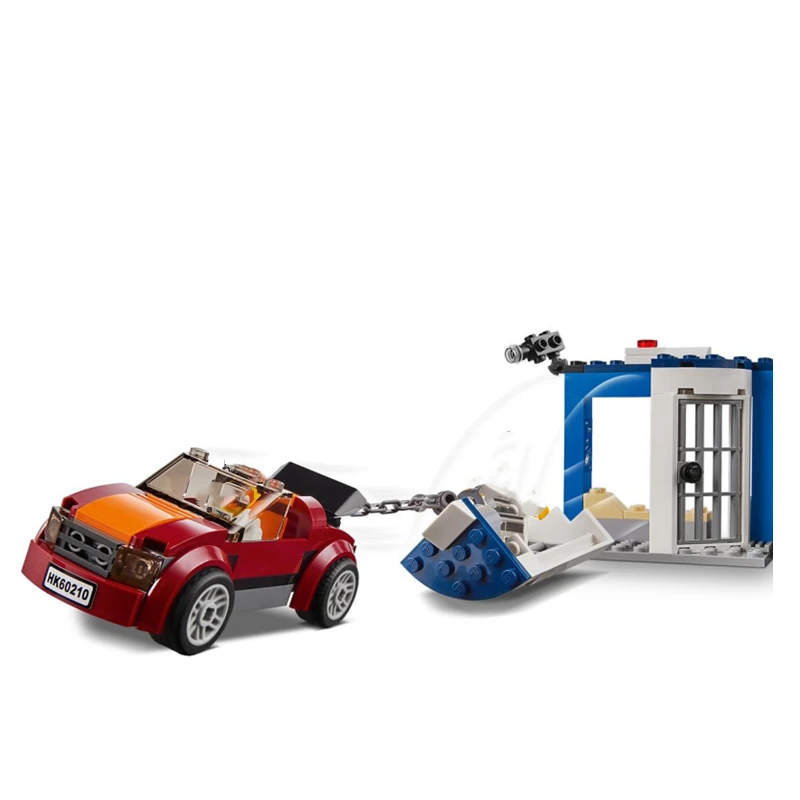 City Series 60210 Sky Police Air Base Air Special Police Base Parachute Police Station thief Assembled Building Block Toys