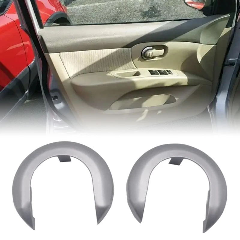 

Набор из 2 внутренних дверных ручек автомобиля, внутренние дверные ручки из АБС-пластика 80682CJ00A, гладкие поверхности с для