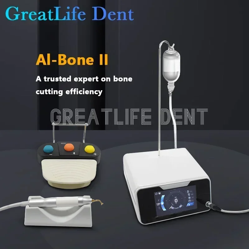 GreatLife Dent Dental Piezo Bone Cutter Equipment Ultrasonic Bone Surgery Unit Piezosurgery Machine Bone Knife Surgical Motor