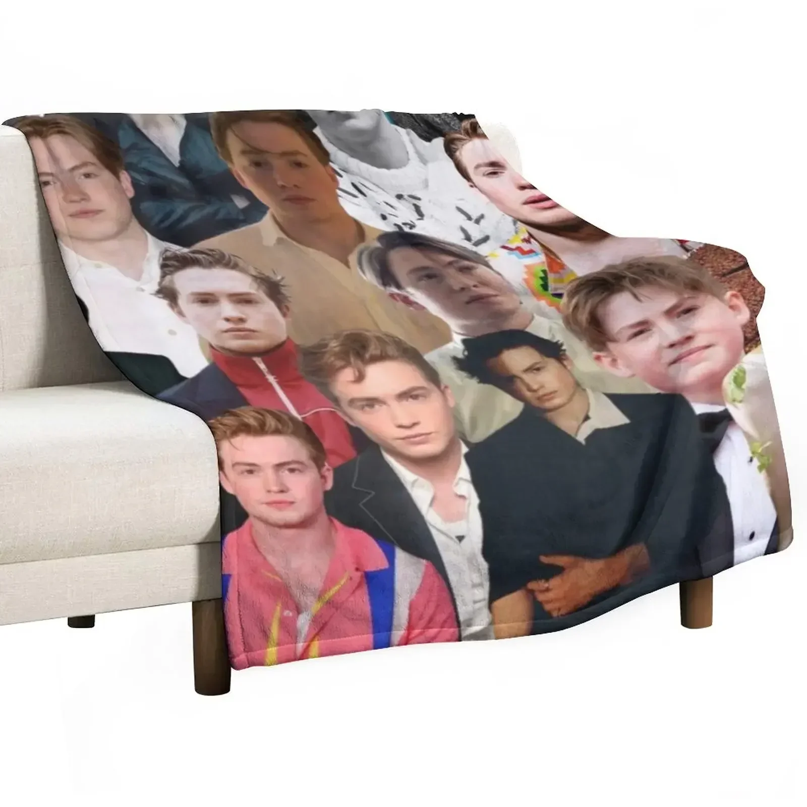 New kit connor photo collage Throw Blanket valentine gift ideas blankets ands Blankets For Bed Heavy Blankets