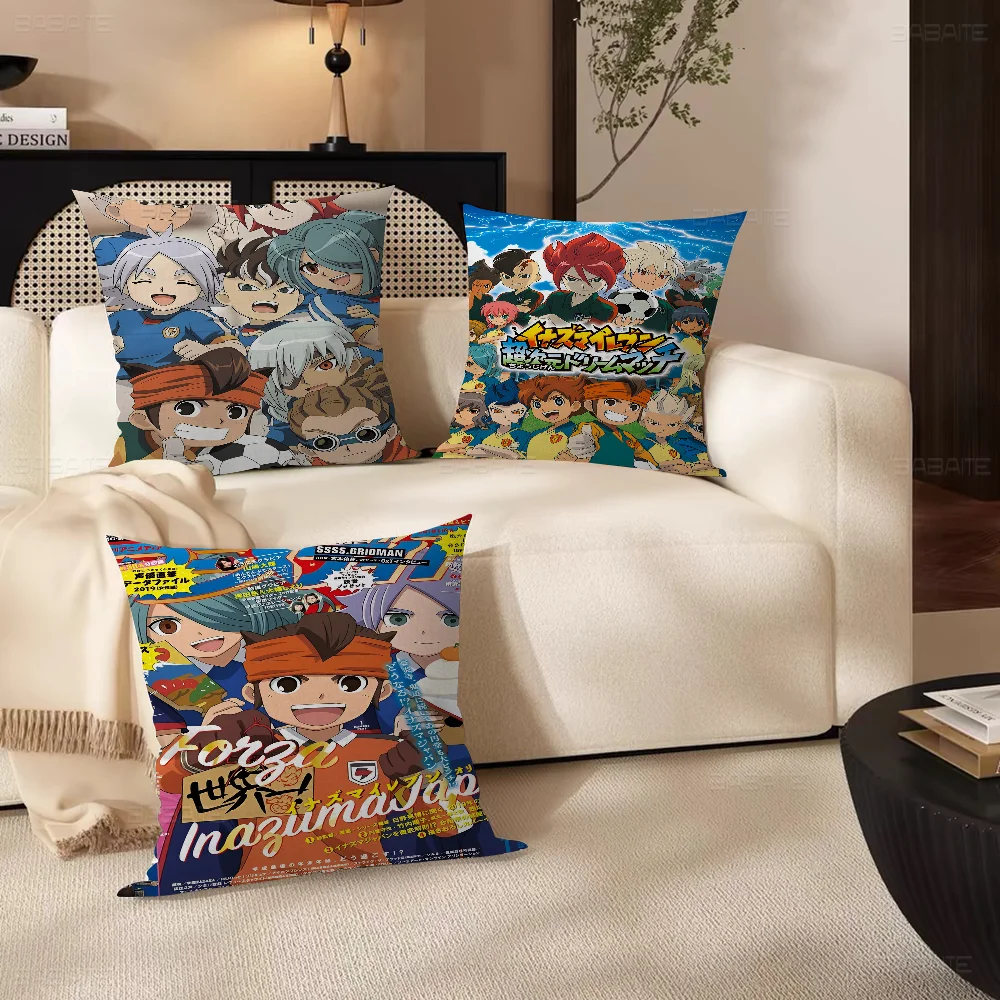 Inazuma Eleven Anime Personalized Pillow Cover Kids Bedroom Wild Party Decor Pillowcase Kid Birthday Shower Gift