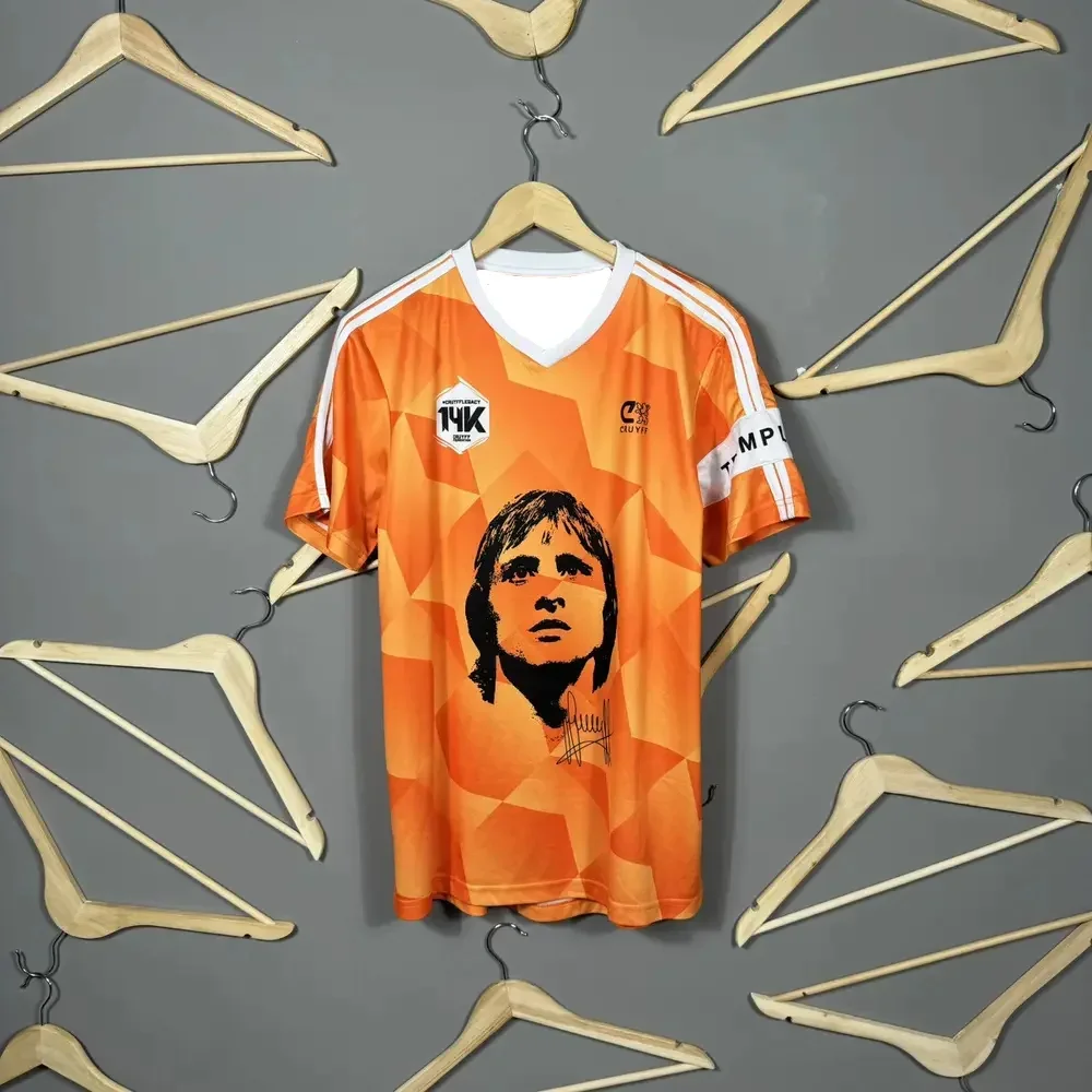 

Летняя мужская футбольная майка с круглым вырезом Johan Cruyff Legacy, дышащая быстросохнущая футболка, спортивный топ для отдыха, унисекс, мотоцикл